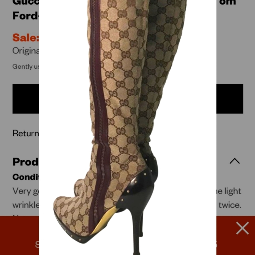 Gucci boots.